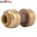 GutenTop Sharkbite chumbo acesso rápido de encaixe de latão Push Fit Fittings